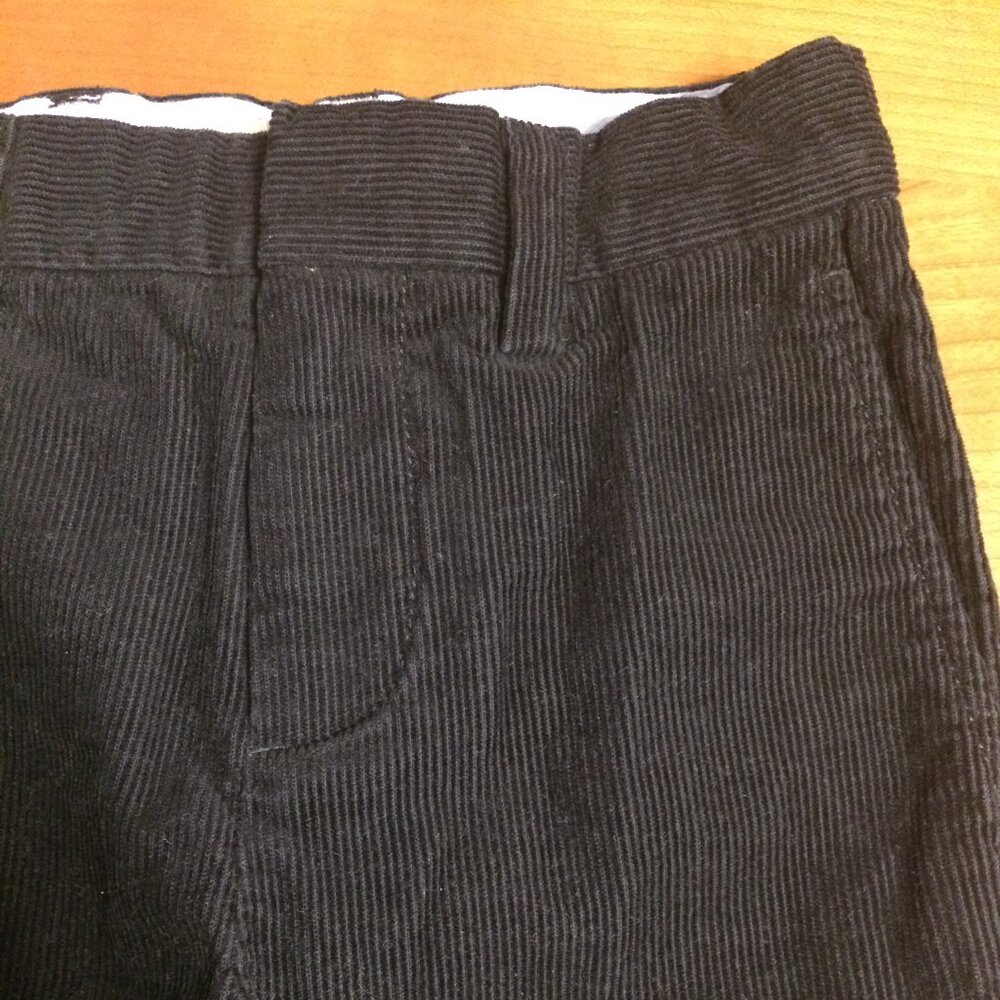 Crewcuts Corduroy Black Pants - Size 6